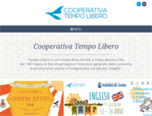 Tablet Screenshot of cooptempolibero.it